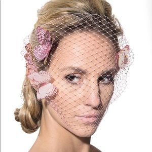BRIDAL Silk Butterfly Veil by One Crown In Glory